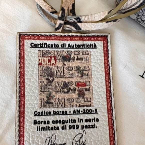 Limited Edition Made in Italy Massimo Trulli Handbag - Picture 13 of 16